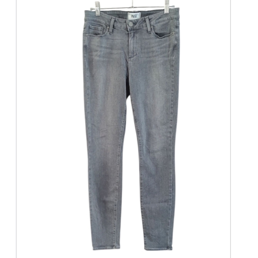 PAIGE Gray Verdugo Ultra Skinny Jeans Size 30